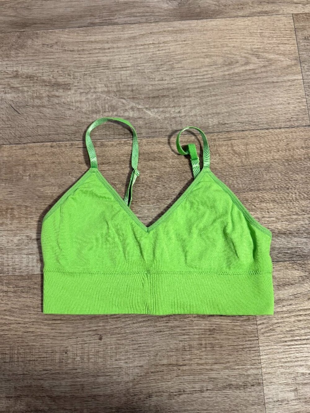 Green Sports Bra - Medium